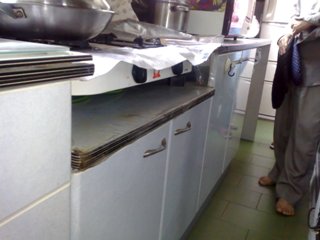 系統廚具流理台-施工過程