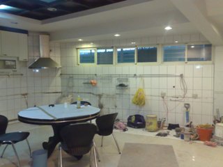 系統廚具流理台-施工過程