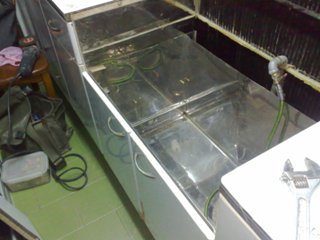 系統廚具流理台-施工過程