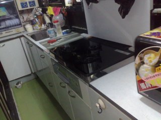 系統廚具流理台-施工過程